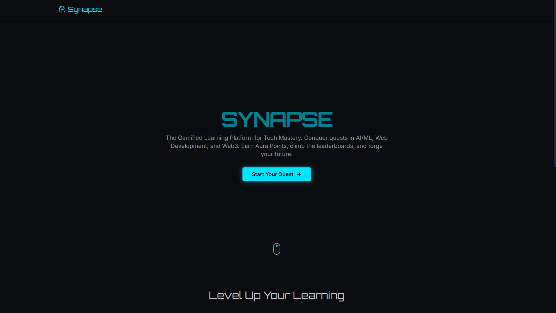 Synapse Gamified Dashboard